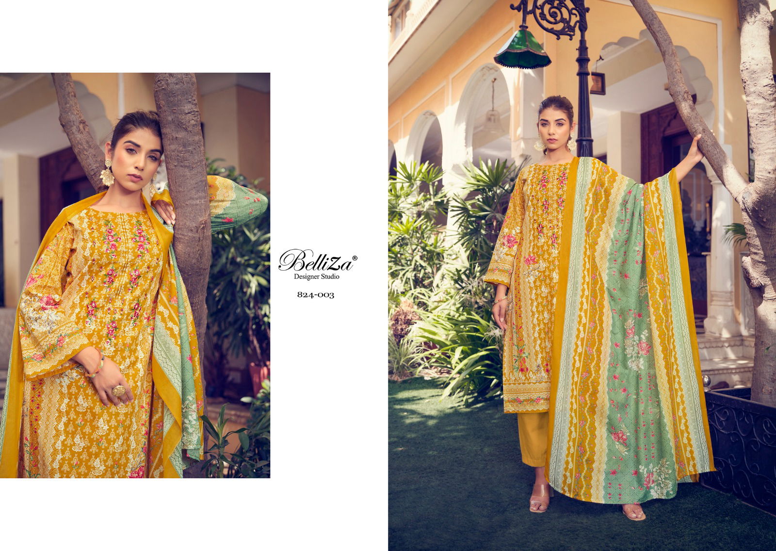 Belliza Naira Vol 19 Printed Cotton Dress Material Catalog
